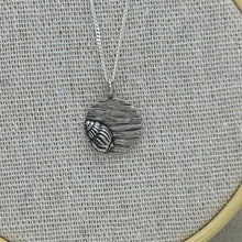 Load image into Gallery viewer, Silver Strandline Pendant - Dog Whelk Sterling Silver Coin Pendant
