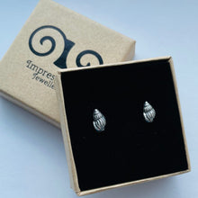 Load image into Gallery viewer, Mini Spiral Sea Shell Earrings

