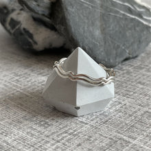 Load image into Gallery viewer, Sterling Silver Loose Wave Stacking Ring
